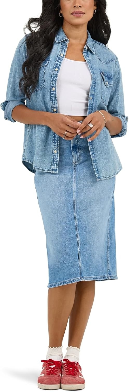 image:imageLee Womens Legendary Denim SkirtBest in Show