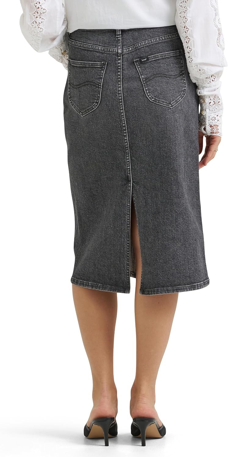 image:imageLee Womens Legendary Denim SkirtDark Powder