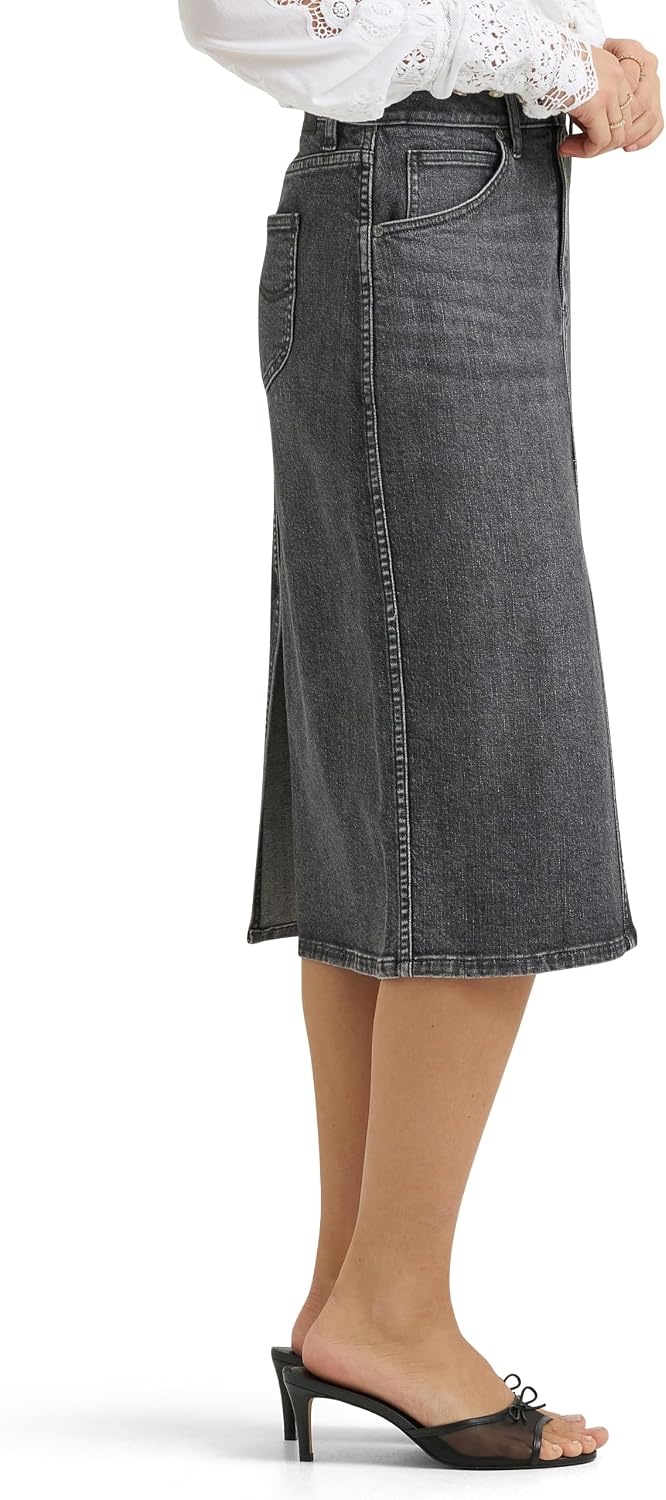image:imageLee Womens Legendary Denim SkirtDark Powder