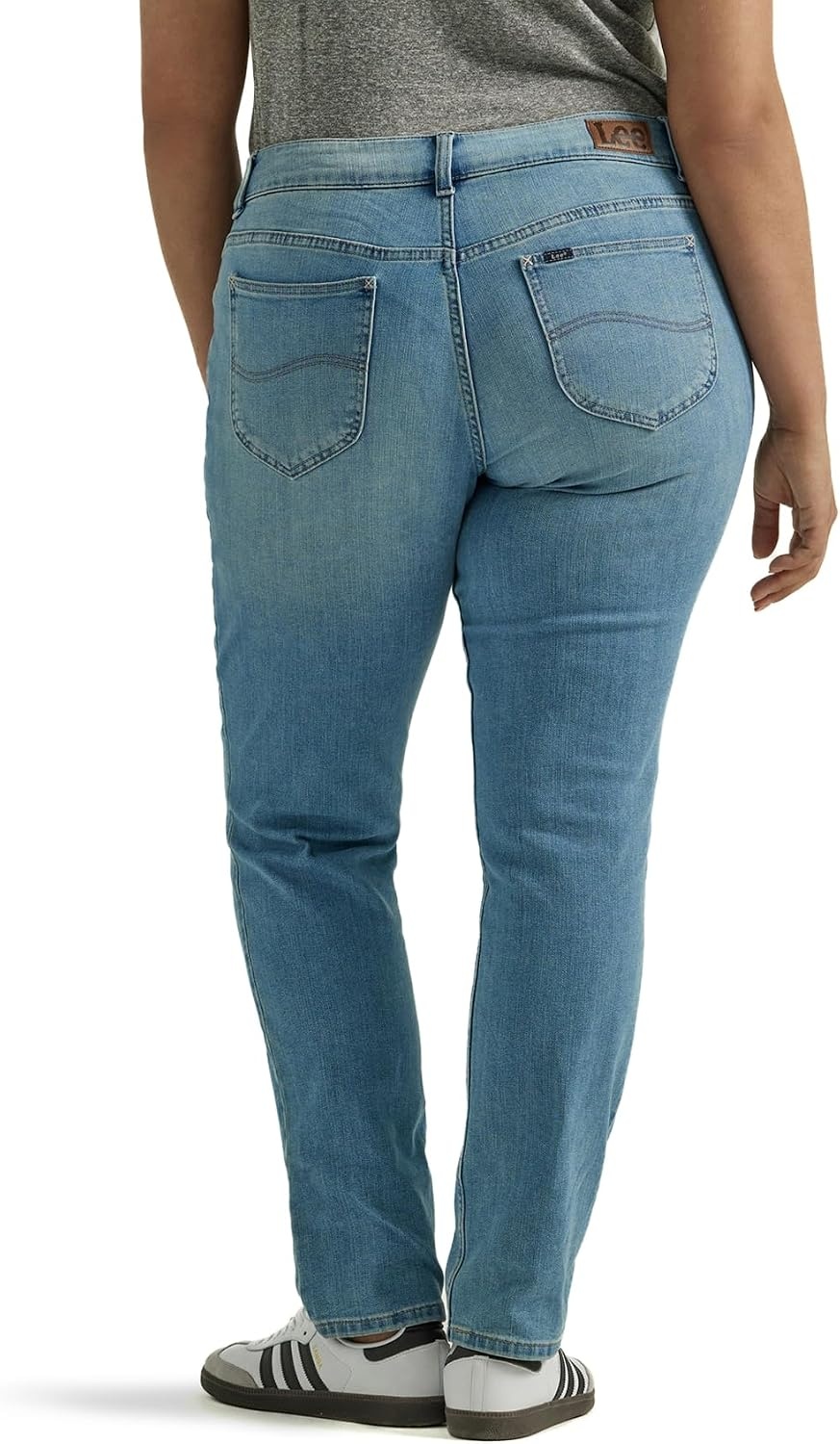 image:imageLee Womens Plus Size Legendary Mid Rise Straight Leg JeanAnchor
