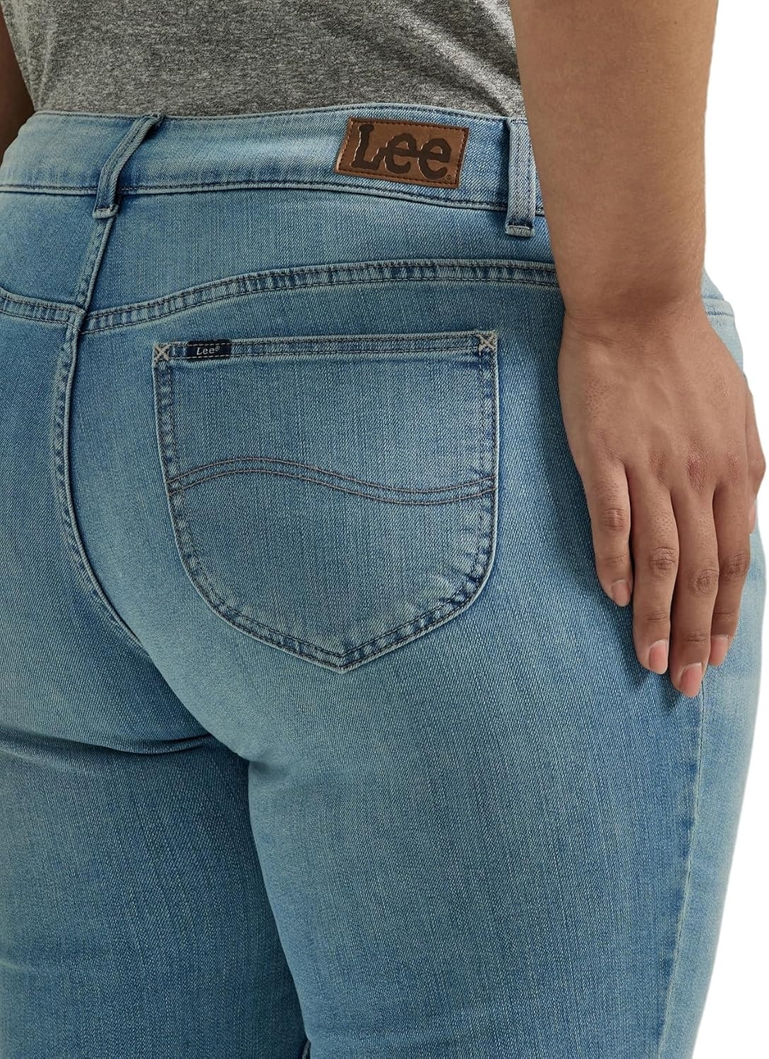 image:imageLee Womens Plus Size Legendary Mid Rise Straight Leg JeanAnchor