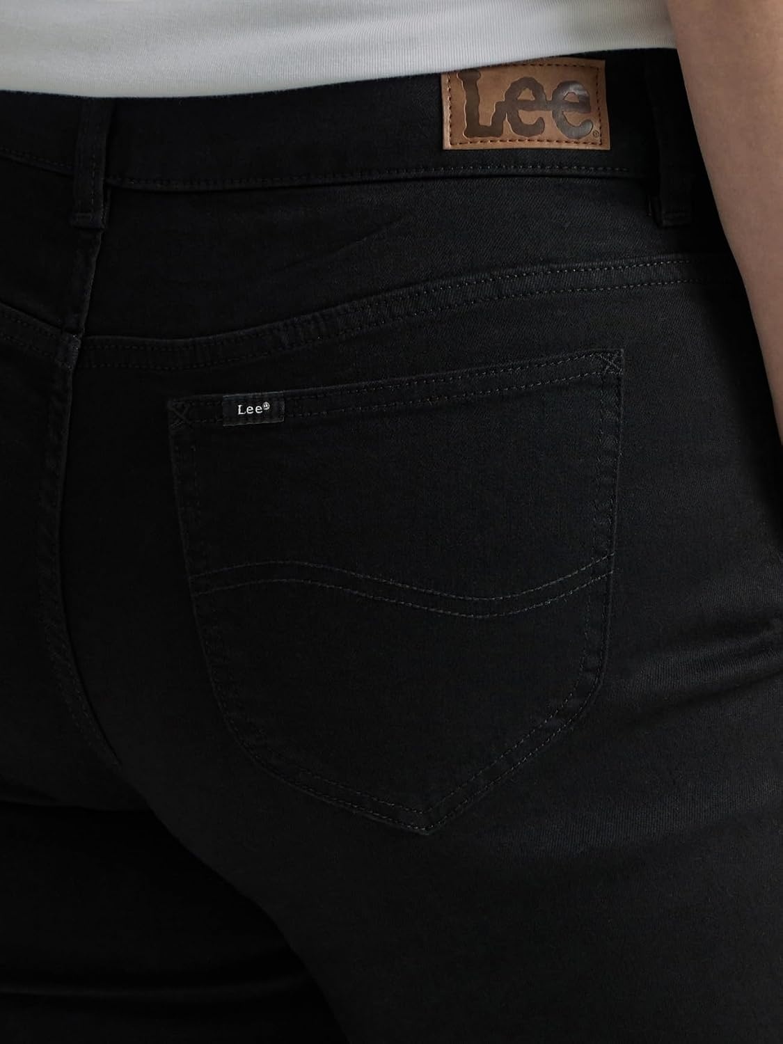 image:imageLee Womens Plus Size Legendary Mid Rise Straight Leg JeanBlack