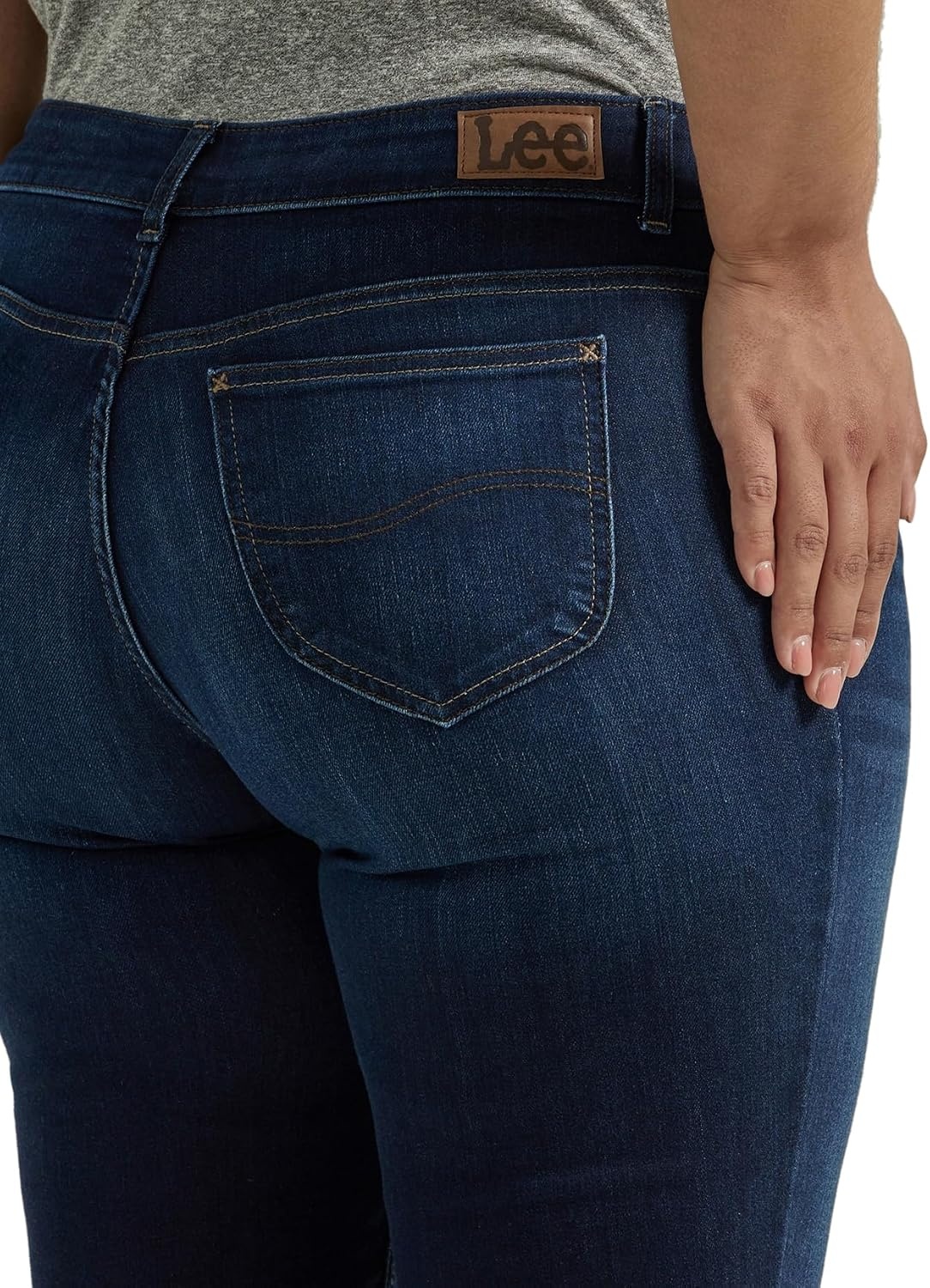 image:imageLee Womens Plus Size Legendary Mid Rise Straight Leg JeanNightshade