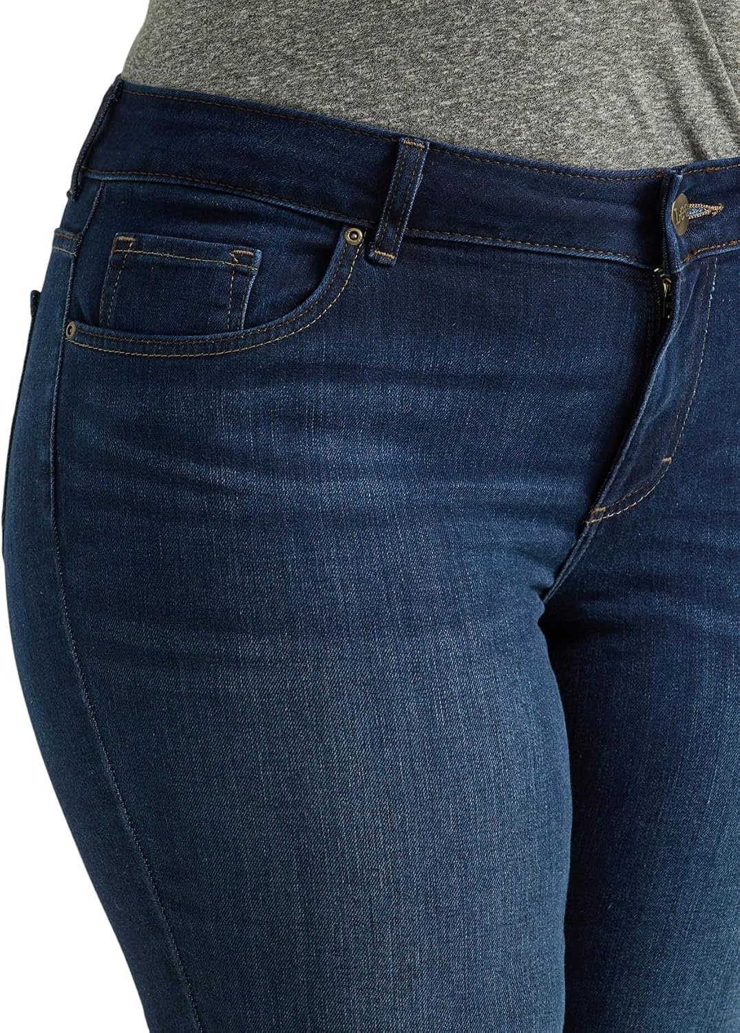 image:imageLee Womens Plus Size Legendary Mid Rise Straight Leg JeanNightshade
