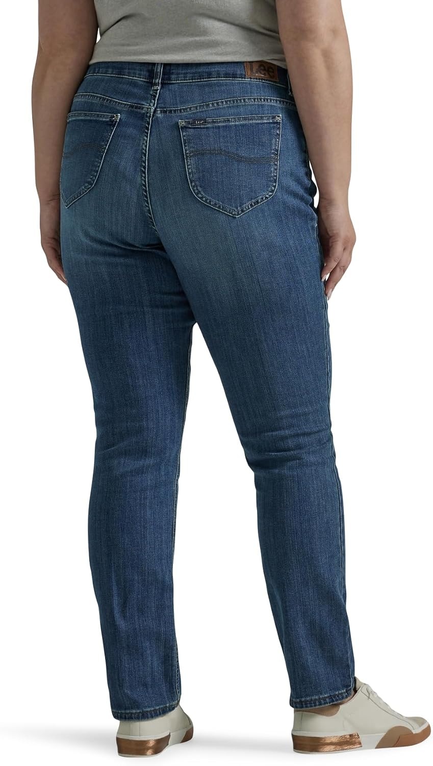 image:imageLee Womens Plus Size Legendary Mid Rise Straight Leg JeanSeattle