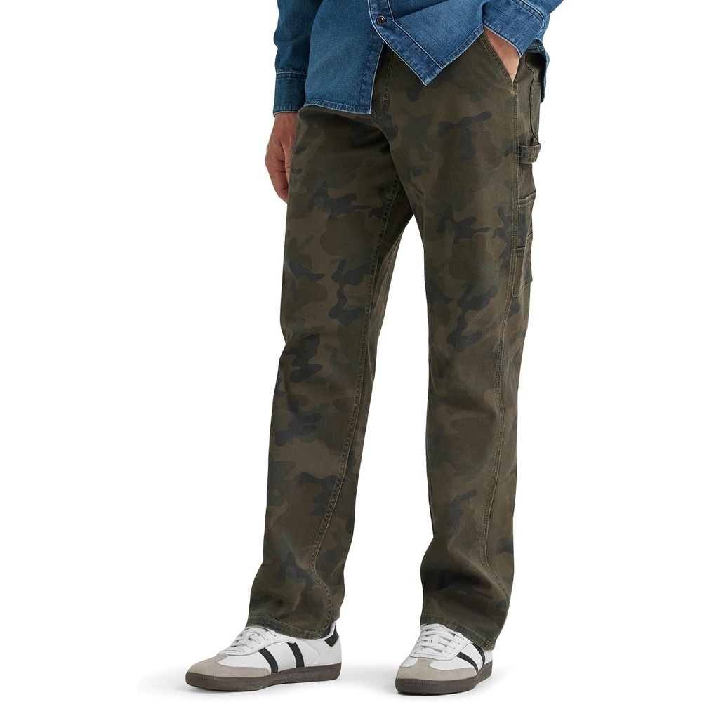 image:imageLee Mens Legendary Workwear Carpenter JeanOlive Camo